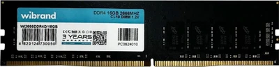 Модуль пам'яті DDR4 16GB 2666 MHz Wibrand (WI2666DDR4D/16GB)