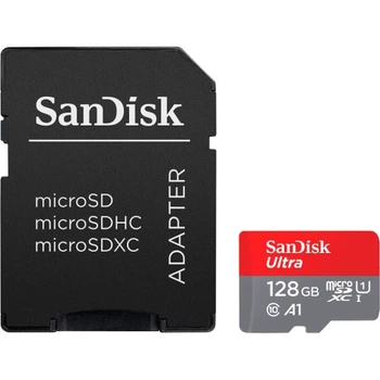 Карта памяти SanDisk 128GB microSD class 10 UHS-I A1 Ultra (SDSQUAB-128G-GN6IA) SANDISK SDSQUAB-128G-GN6IA 1051133