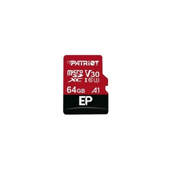 Карта памяти Patriot 64GB microSD class 10 UHS-I U3 V30 A1 (PEF64GEP31MCX) Patriot PEF64GEP31MCX 1059918
