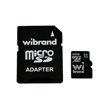 Карта памяти Wibrand 256GB microSD class 10 UHS-I U3 (WICDHU3/256GB-A) Wibrand WICDHU3/256GB-A 1051132