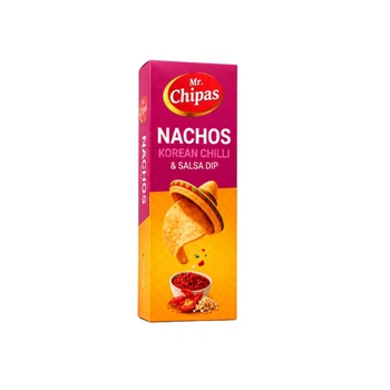 Чипсы кукурузные Mr. Chipas Korean Chilli с соусом сальса