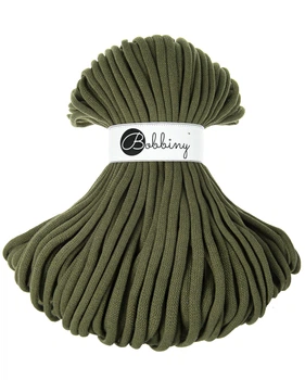 Шнур для вязания Bobbiny Jumbo Avocado 9 мм 100 м
