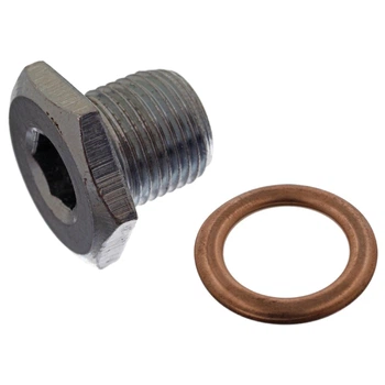 Болт зливу оливи + шайба Citroen Berlingo / Jumper / Peugeot Boxer 94- (M14x1,25) Febi Bilstein 47130