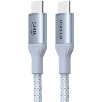 Кабель USB 3.1 Type-C M-M, 1 м, 240W （5A）синій, L534 UGREEN