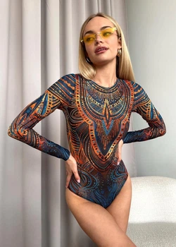 Женский сплошной купальник Arcan с длинными рукавами и SPF 50+, размер L