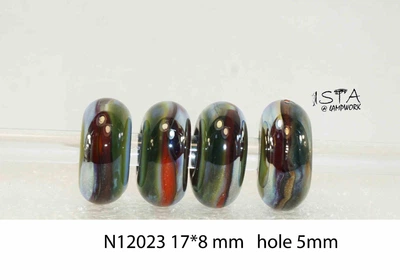 Набір скляних намистин № 12023 ISTA Lampwork