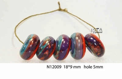 Набір скляних намистин № 12009 ISTA Lampwork