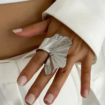 Каблучка-листок Honey Fashion Accessories сріблястий (12-20)