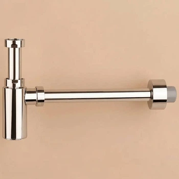 Сифон для раковини колбовий Devit DEV001586 випуск d32/d40, хром