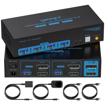 KVM-переключатель CMSTECD VP-SW204 8K/60Hz Black (R4777131820250)