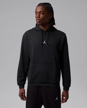 Кофта мужская Jordan Sport Crossover Men's Dri-Fit Fleece Pullover Hoodie M Черный IM7656-010