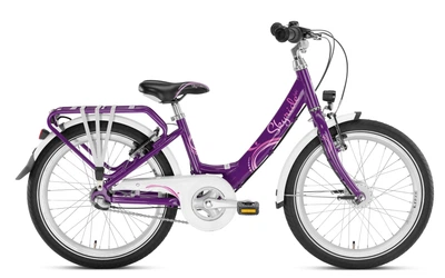 Детский Велосипед 2-х Колесный 20'' (от 6 до 10 лет) PUKY SKYRIDE Light 20-3 Рост 122 - 141 см Алюминиевый Фиолетовый