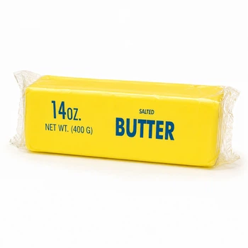 Антистрес-іграшка Squishy Butter масло жовте 24 см, м'який сквіш великий