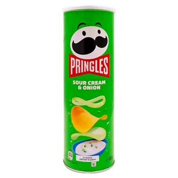 Чіпси Pringles Sour Cream&Onion 165г