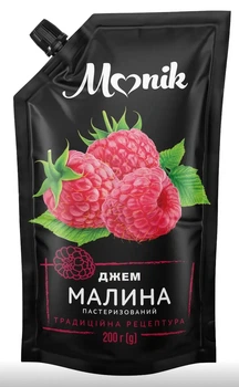 Джем пастеризований Малина ТМ "Monik" 200 г