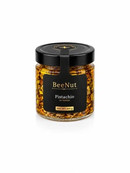 Ядра фисташки в липовом меде BeeNut 260 г — фисташка в меду
