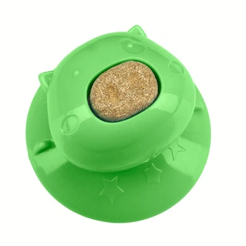 Игрушка для котов на присоске AnimAll CrazZzy Pig, зеленый
