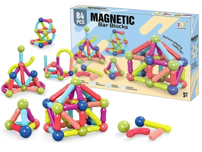 Klocki magnetyczne Adar 3D 06951 128 elementów (5901271606951)