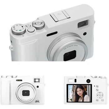 Фотоаппарат CAIZU C10 беззеркальный с двумя объективами, видео 4K, 256 ГБ