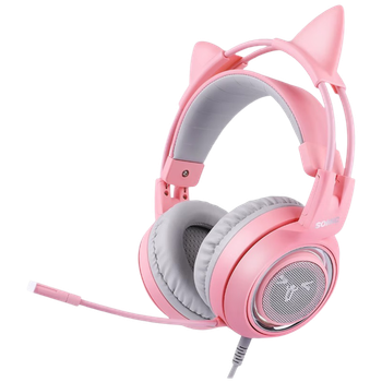 Наушники SOMIC G951s Wired Gaming Headset Pink (6970114721525)
