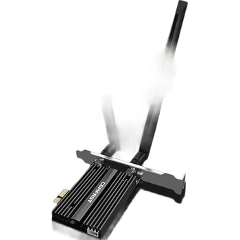 Вбудована бездротова мережева карта COMFAST AX200-PRO Gigabit Intel Dual-Band 5G для настільних комп'ютерів, WiFi 6 + Bluetooth 5.2 + WiFi приймач