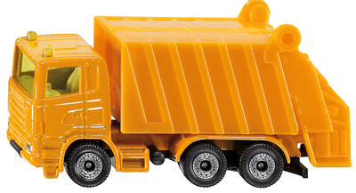 Model Siku 1:87 śmieciarka żółta (811)