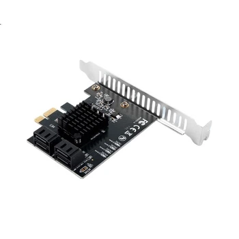Плата расширения MOGE MC2692 PCI-E на 4 порта SATA 3.0, чип Marvell 9215