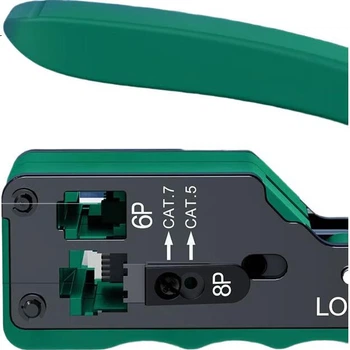 Набор WANJEED кримпер для RJ45 с тестером и стриппером для Cat6/7/8