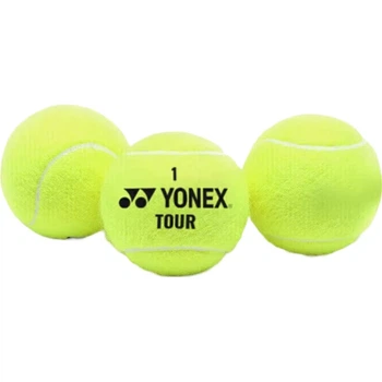 Тренировочные теннисные мячи YONEX, высокоэластичные, прочные, специально разработанные для соревнований, набор из 3 штук, TBTR3, желтые.