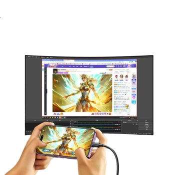 Карта видеозахвата UGREEN HDMI 2K для камер, Switch/PS5 и планшетов, USB