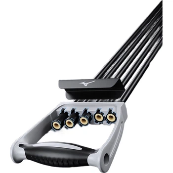 Эластичная лента для тренировки плечевых мышц MIZUNO Chest Expander, черная, для домашнего фитнеса, для тренировки силы груди и рук.