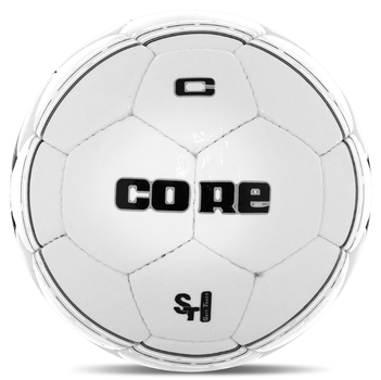 Мяч футбольный №5 PU ламинированный сшит вручную CORE SOFT TOUCH FB-8459_Белый