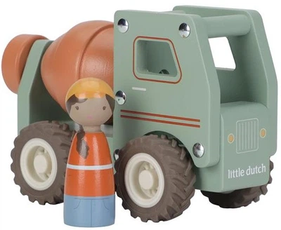 Дерев'яна машинка Little Dutch Бетономішалка FSC LD2529 (8713291225299)