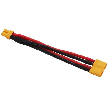Паралельний Y-кабель живлення XT30 18AWG (10 см) для з'єднання двох акумуляторів (подвоєння ємності)