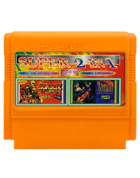 Збірник Ігор RMC Famicom Dendy 2 in 1 Batman Returns, Mortal Kombat 6 (Fatal Fury Special) NT-926 90х TV Game Англійська Версія Тільки Картридж Б/У
