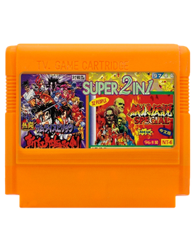 Збірник Ігор RMC Famicom Dendy 2 in 1 Fatal Fury Special (Garou Densetsu), Aladdin (Port SNES) NT-63 90х TV Game Англійська Версія Тільки Картридж Б/У