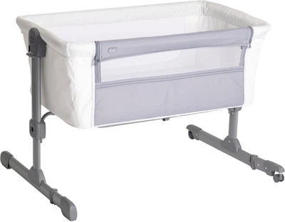 Łóżeczko dostawne Chicco Next2Me Essential Cloude Re-Lux (8058664182053)