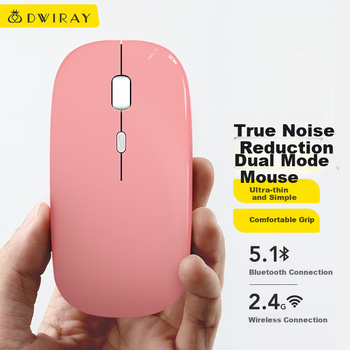 Беспроводная Bluetooth-мышь DiyiGongfang Ultra-Thin Dual-Mode, совместимая с Apple, для MacBook Pro/Air/13/14/m1/m2/iPad, планшетов и ноутбуков, перезаряжаемая.
