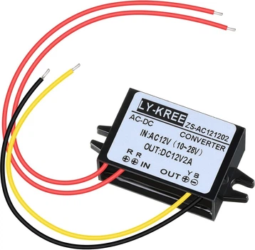 Водонепроницаемый преобразователь напряжения AC/DC 10-28V в 12V 2A IP68
