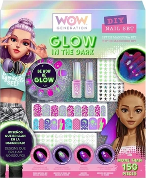 Zestaw do manicure Wow Generation świecący w ciemności WOW00157 (8435507892810)