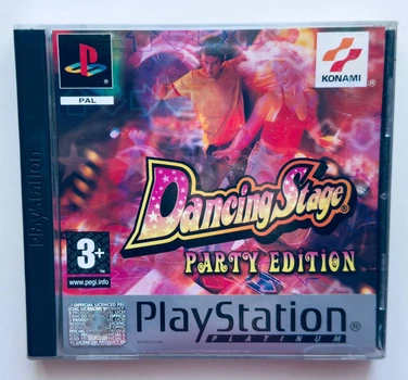 Диск для PlayStation 1 - Dancing Stage Party Edition Platinum, англійська версія, Б/В