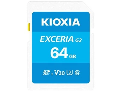 Карта памяти Kioxia EXCERIA G2 SDXC 64GB U3 V30 (LNEX2L064GG4)