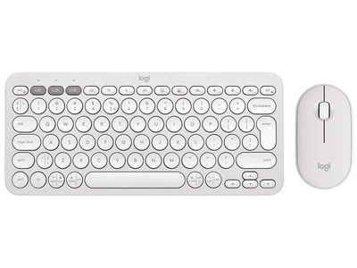 Клавіатура + миша бездротова Logitech Pebble 2 Combo White Wireless (920-012240)