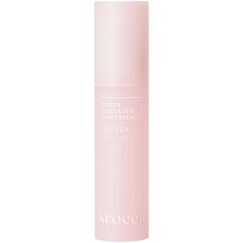 Сонцезахисна есенція для обличчя з колагеном SPF50+ PA++++ Arocell Super Collagen Sun Essence, 30 мл