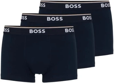 Набір чоловічих трусів боксерів з еластичної бавовни BOSS Trunks Black – 2XL – чорний