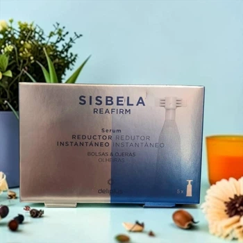 Сыворотка против мешков и темных кругов под глазами Deliplus Sisbela Reafirm Serum Reductor Instantáneo 5 шт