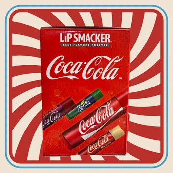 Набор бальзамов для губ Lip Smacker Coca-Cola Vending Machine 4 шт