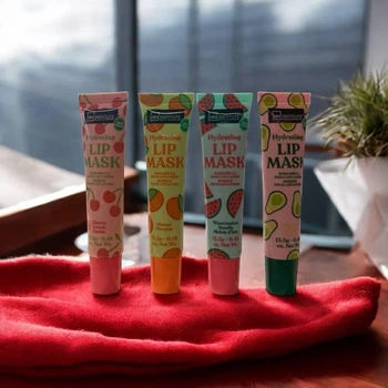 Набор увлажняющих масок IDC Institute Hydrating Lip Mask Фруктовое ассорти 4 шт x 13.5 г