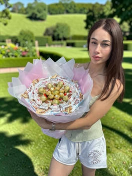 Солодкий букет "Sweet Golden Kiss"
