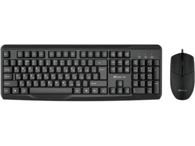 Клавіатура+миша XTRIKE ME 1000dpi USB Black (MK-207UA)